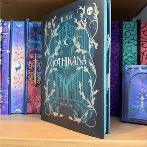 Bookish Gothikana Book - Teal and Cream